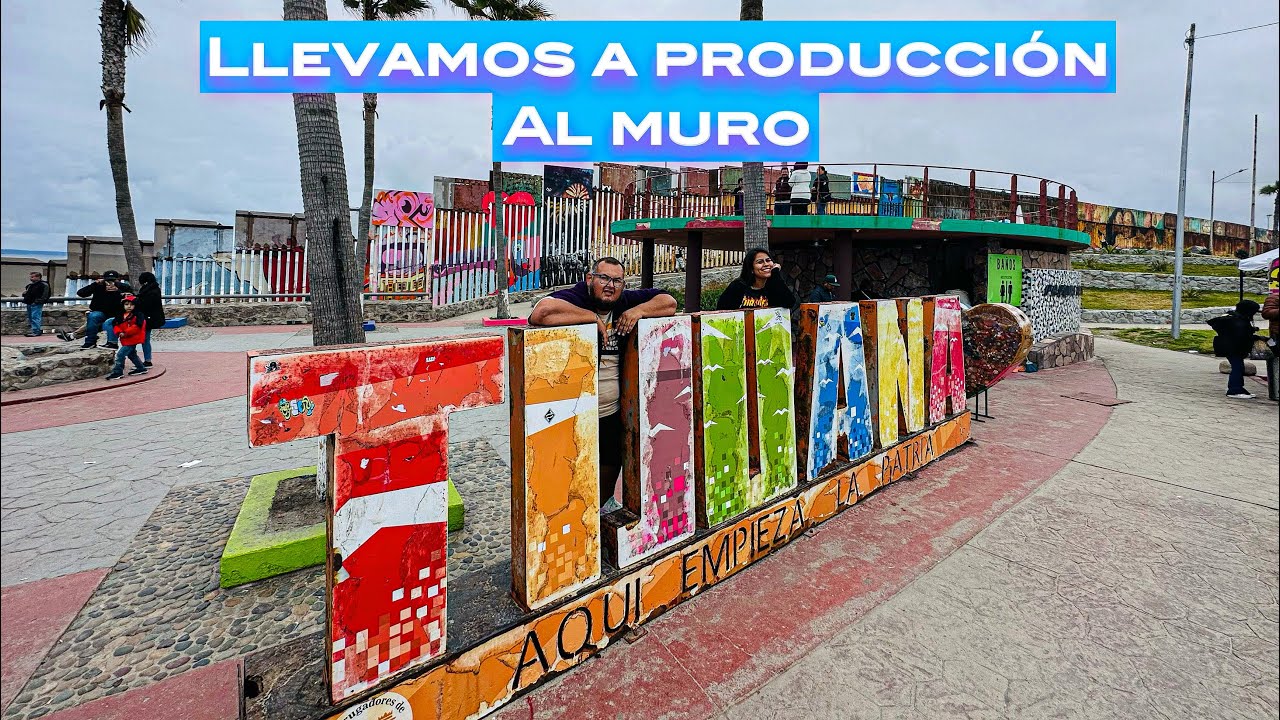 Aquí termina Mexico, el muro de Trump.