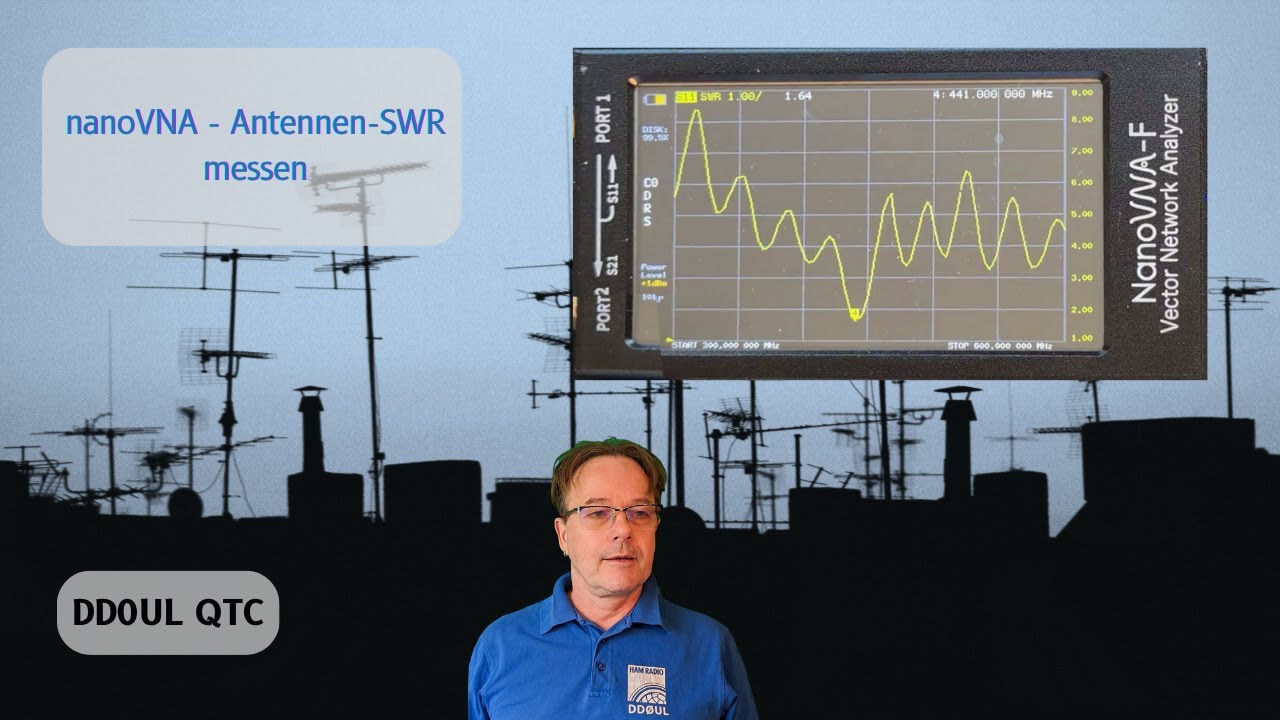 Kalibrierung eines nanoVNA um SWR zu messen