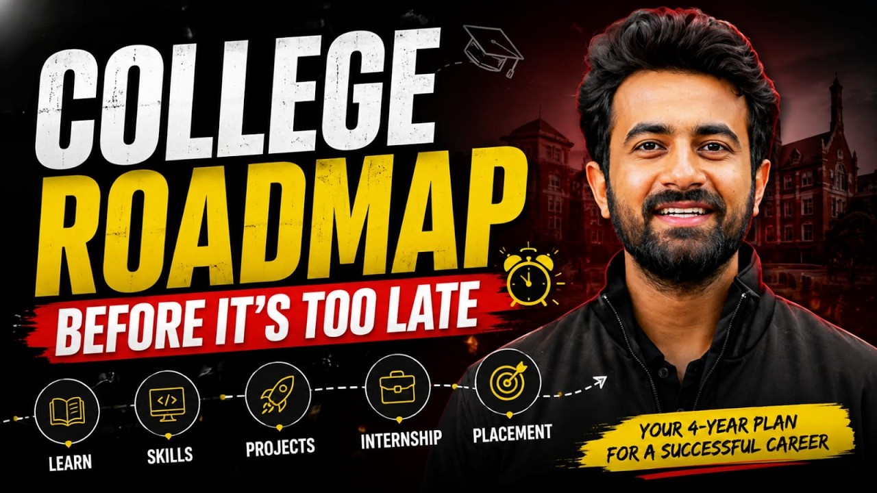 The Ultimate College Roadmap 2026 | What to Do in 1st, 2nd, 3rd & 4th Year