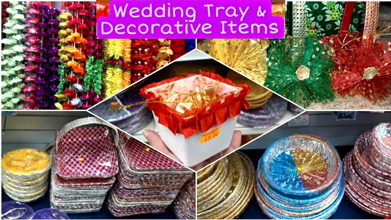 Wedding Tray Decoration Items || Gift Packing Basket Box  ||