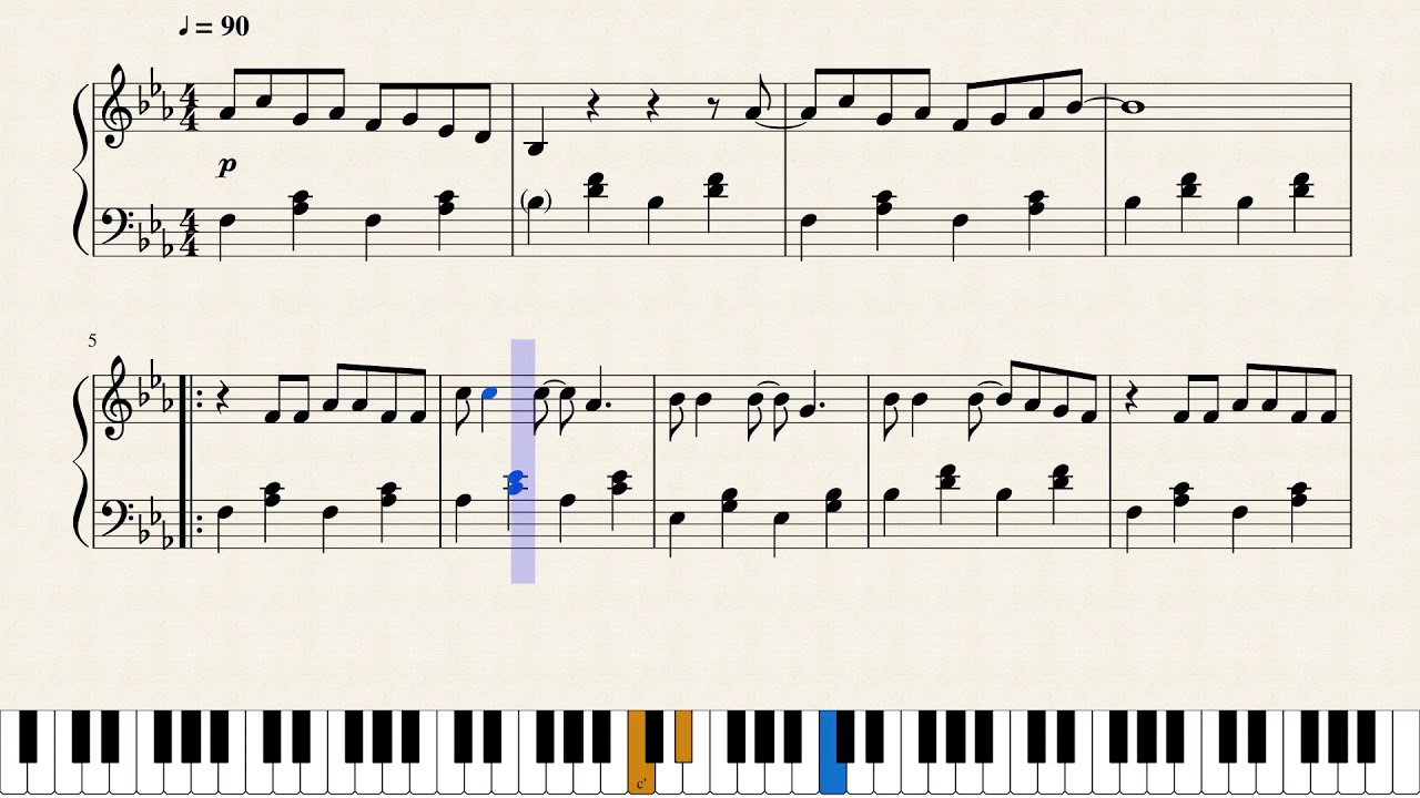 Mad world Piano Sheet
