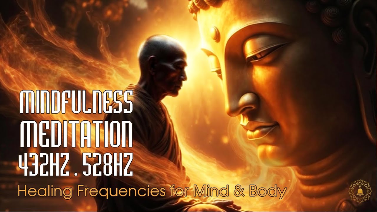 Mindfulness Meditation Music • 432Hz 528Hz • Healing Frequencies for Mind & Body #tibetanmusic
