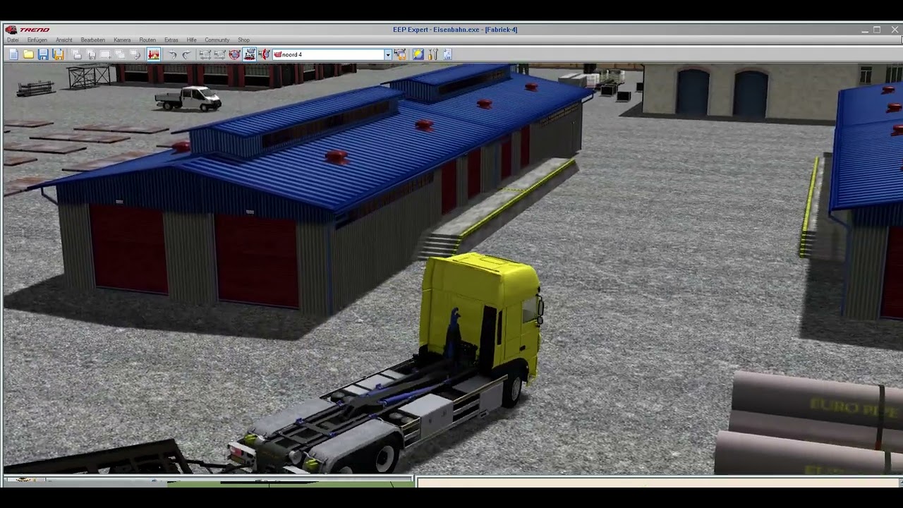 DAF LKW mit Abrollcontainer