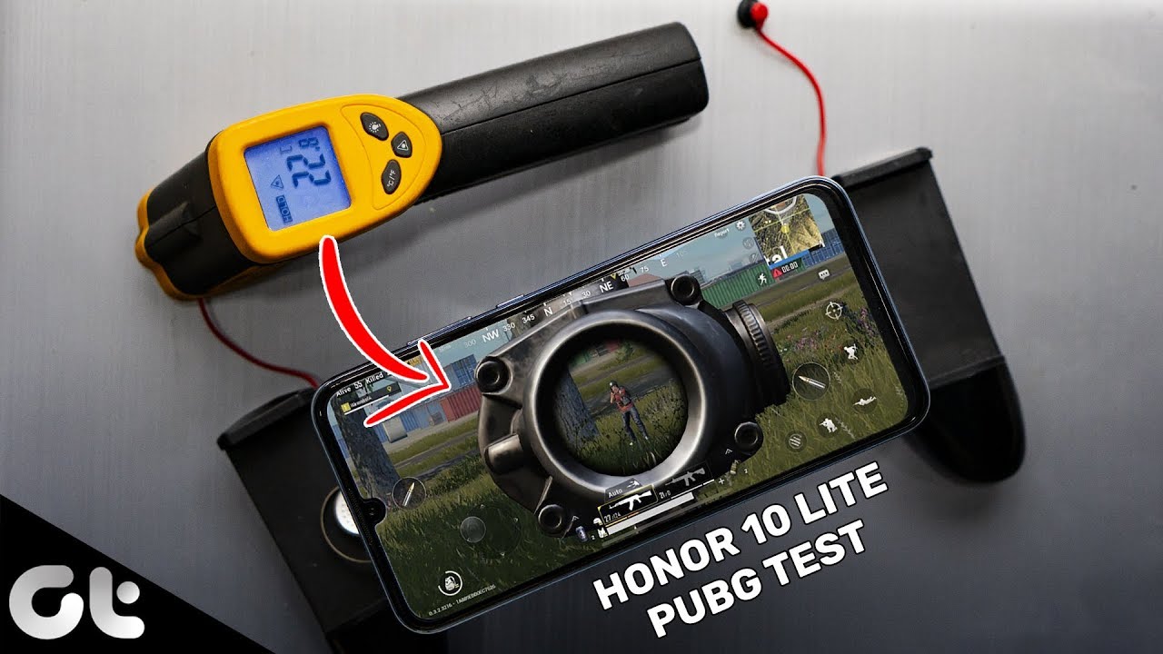Honor 10 Lite PUBG Test with Heating and Battery Drain Results | GT Gaming