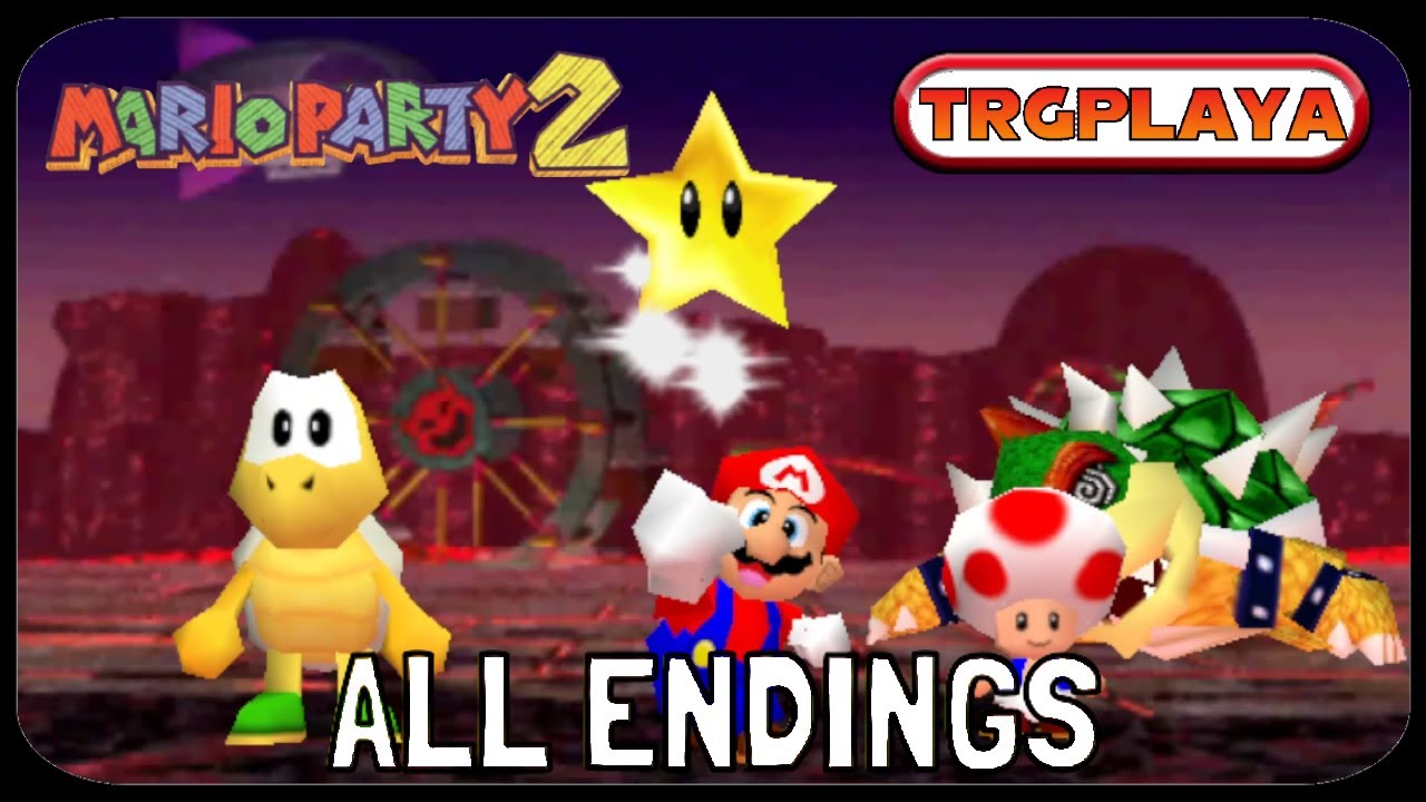 Mario Party 2 - All Endings (1080p)