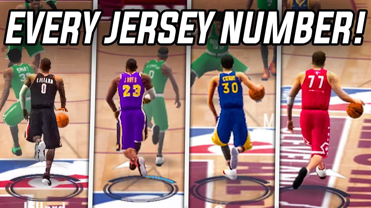 Scoring With EVERY JERSEY Number In NBA Live Mobile Season 6!