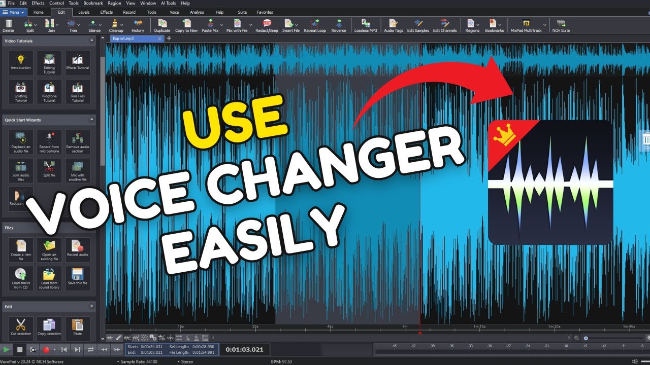How to Use Voice Changer in WavePad 2025?
