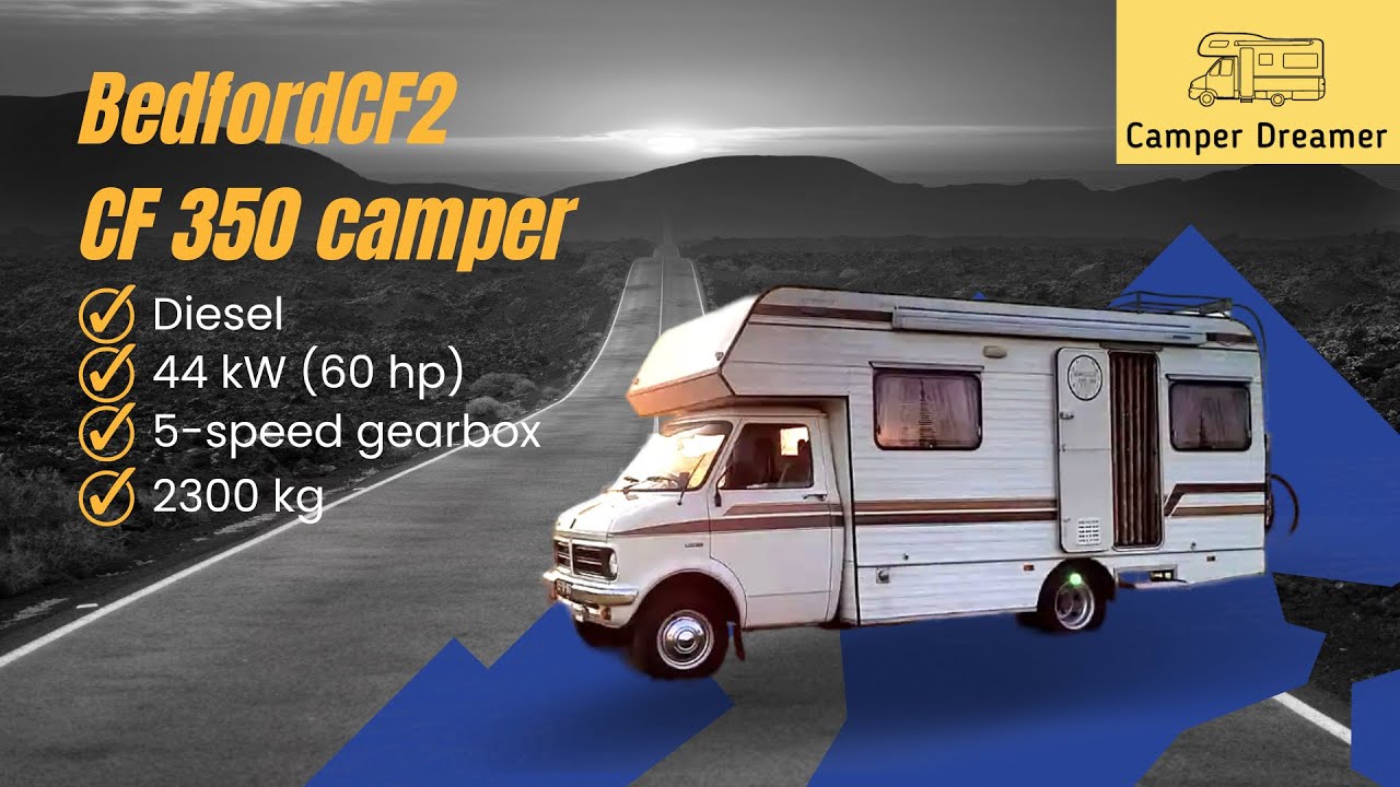 Bedford CF2 CF 350 camper: Inside and Outside tour