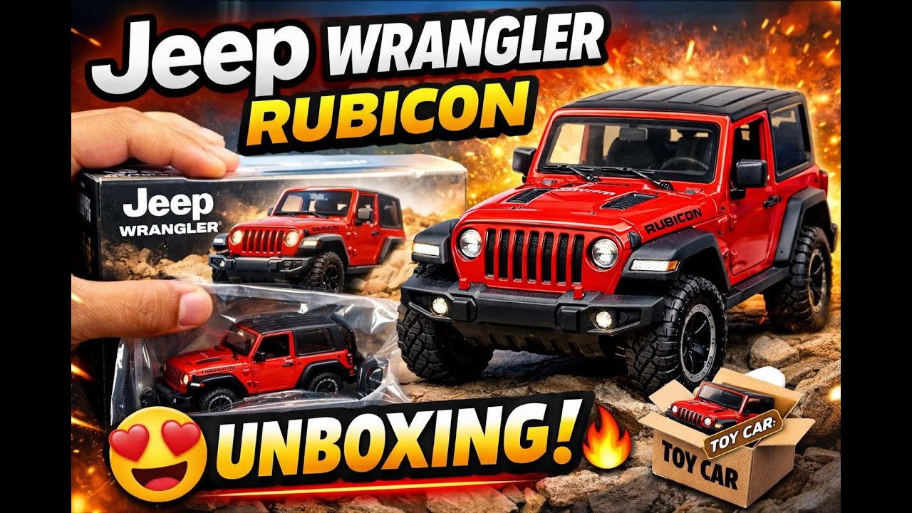 Rubicon Jeep Mini Car | Powerful Off-Road Unboxing