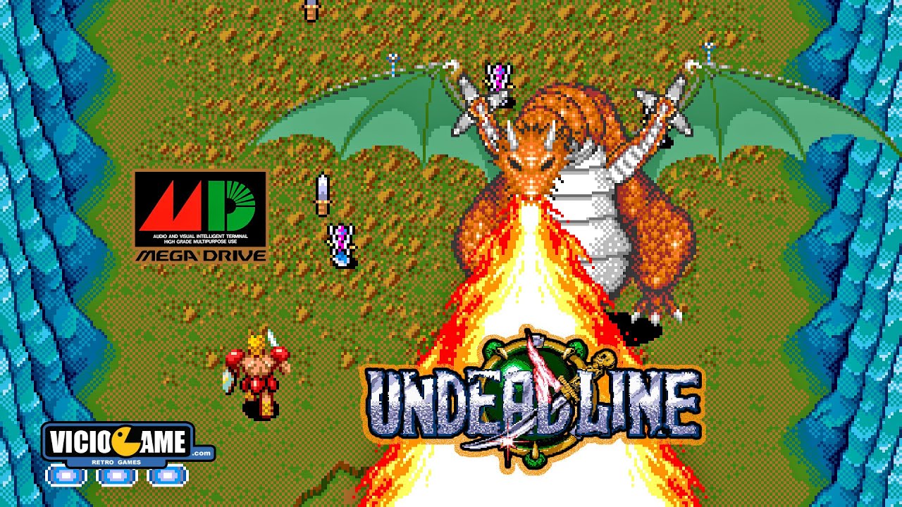 🎮 Undead Line (Mega Drive) Longplay | No Commentary