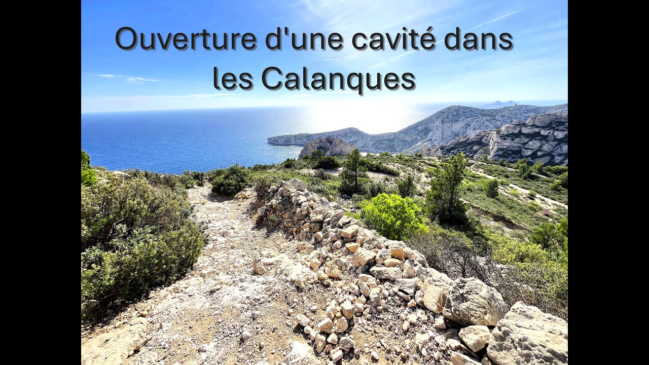 Ouverture d'un aven dans les Calanques de Marseille, L' AVEN PROTIS.