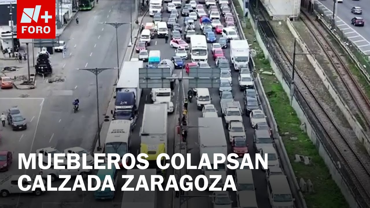 Bloqueo en Calzada Ignacio Zaragoza: Muebleros protestan por inundaciones - Las Noticias