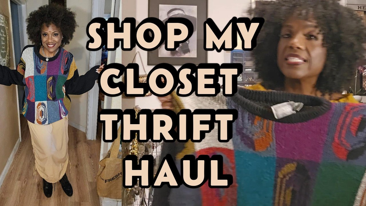 Shop My Closet Thrift Haul - Lookbook -  MSBLUE Jewelry