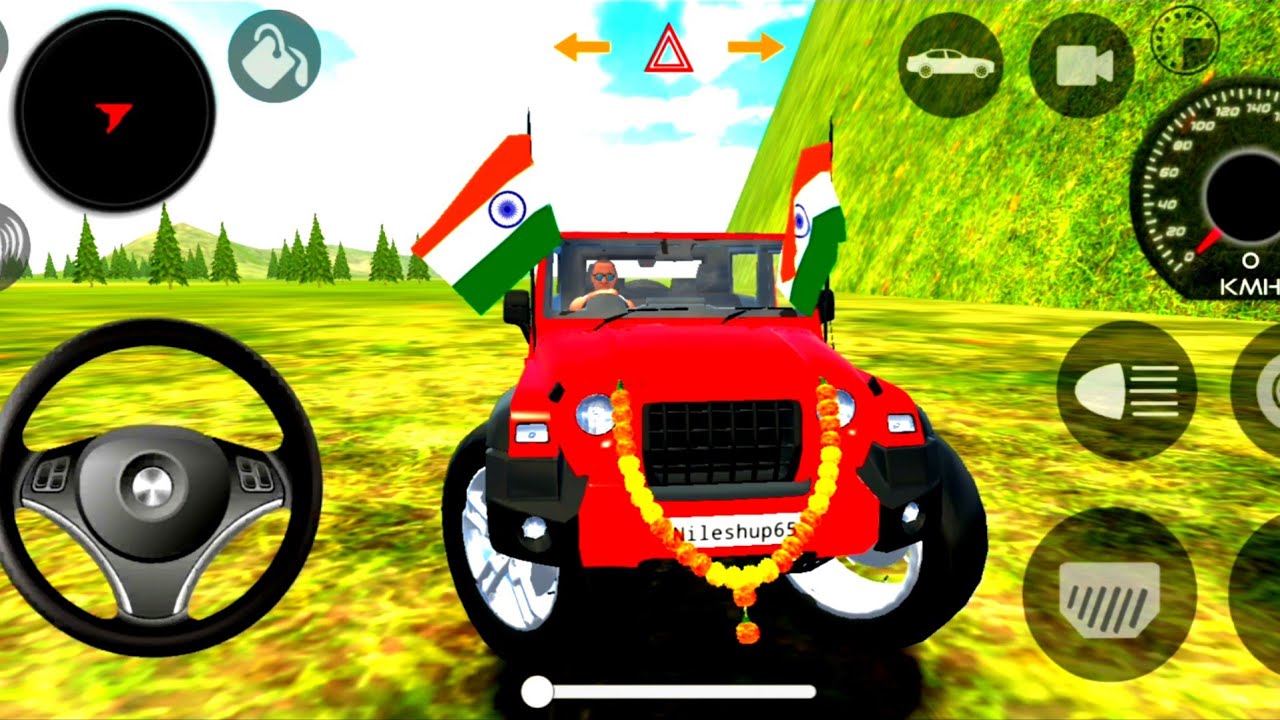 India car simulator 3D game wala game 4×4 thar