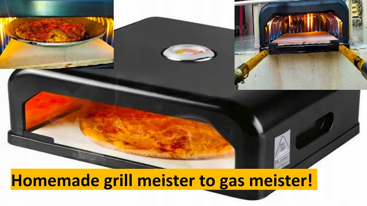Convert grill meister into gas meister