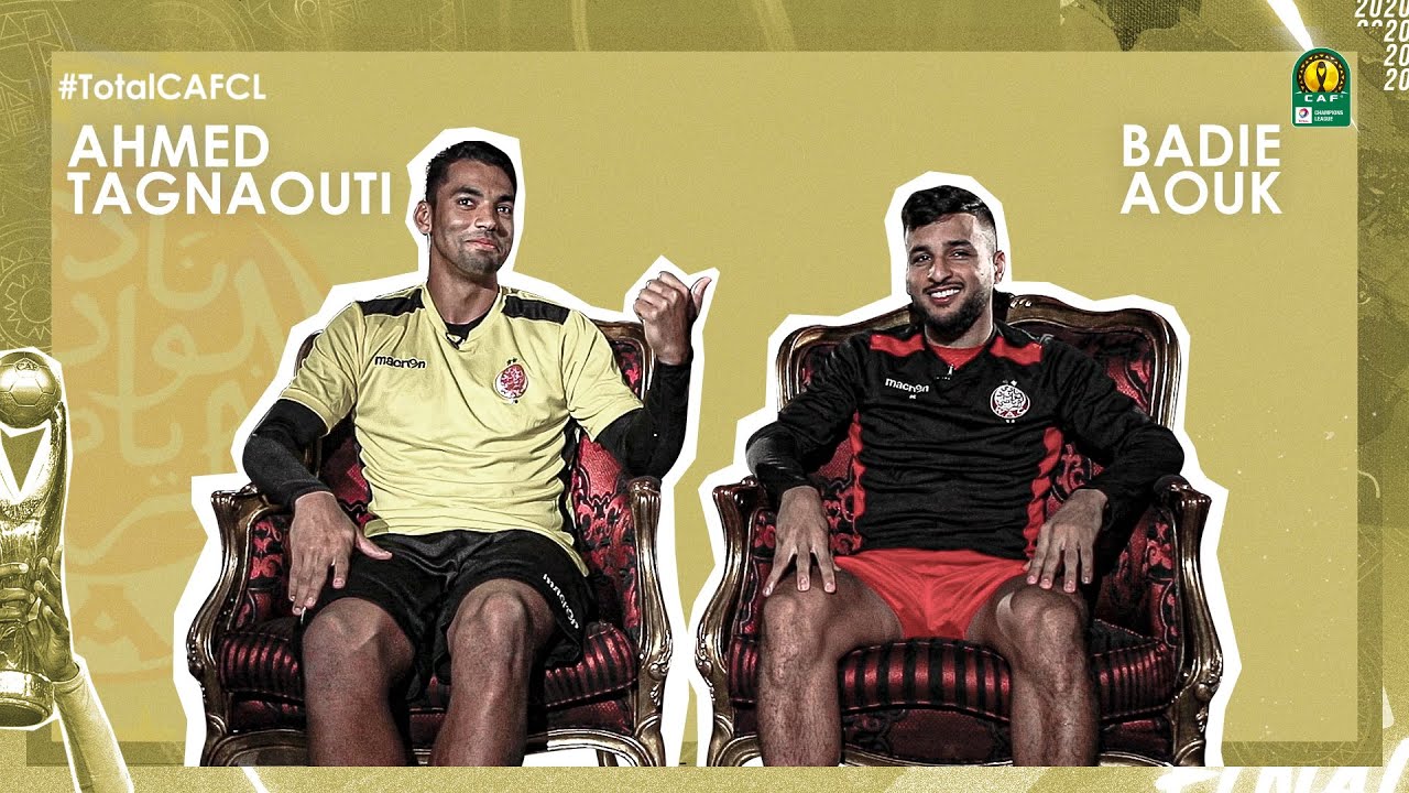 Exclusive interview with Wydad AC's duo Ahmed Reda Tagnaouti & Badi Aouk | #TotalCAFCL