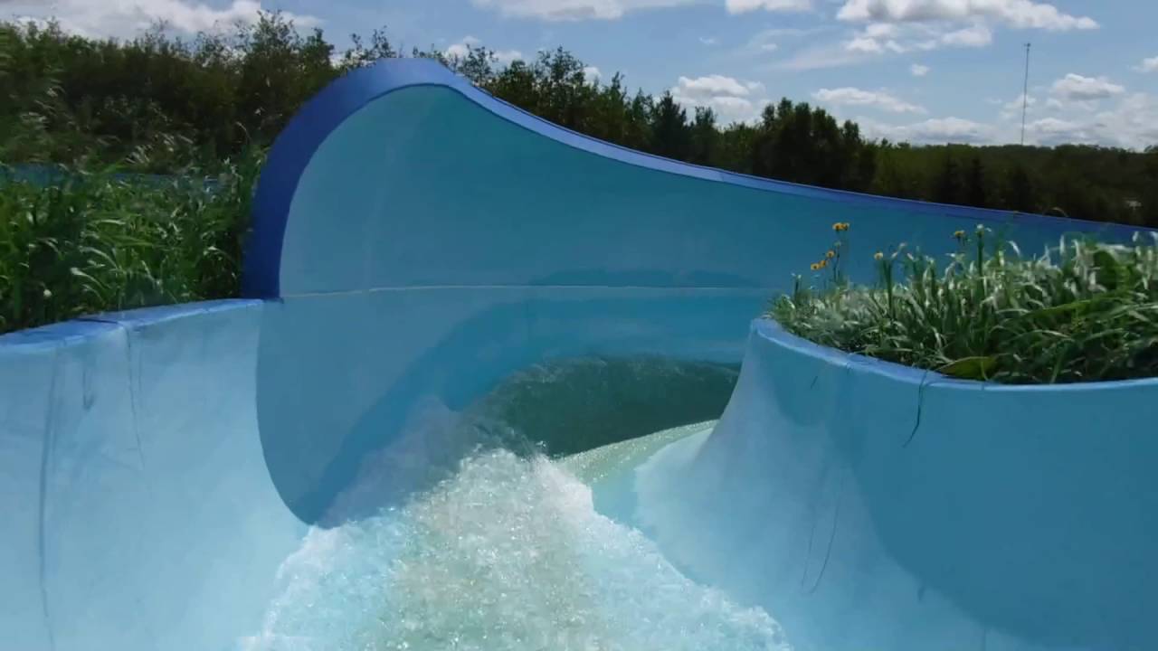 Kenosee Superslides Twister Waterslide POV (Left), Kenosee Lake, SK