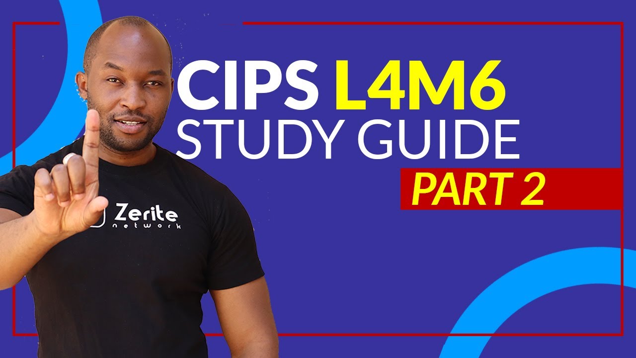 CIPS L4M6 supplier relationship study guide PART 2