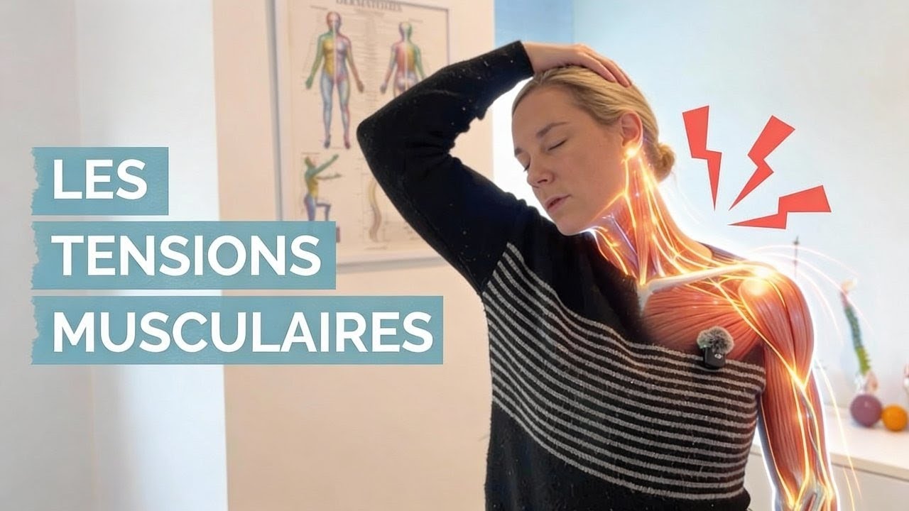 Les tensions musculaires / automassage, étirements et exercices efficaces à faire à la maison !