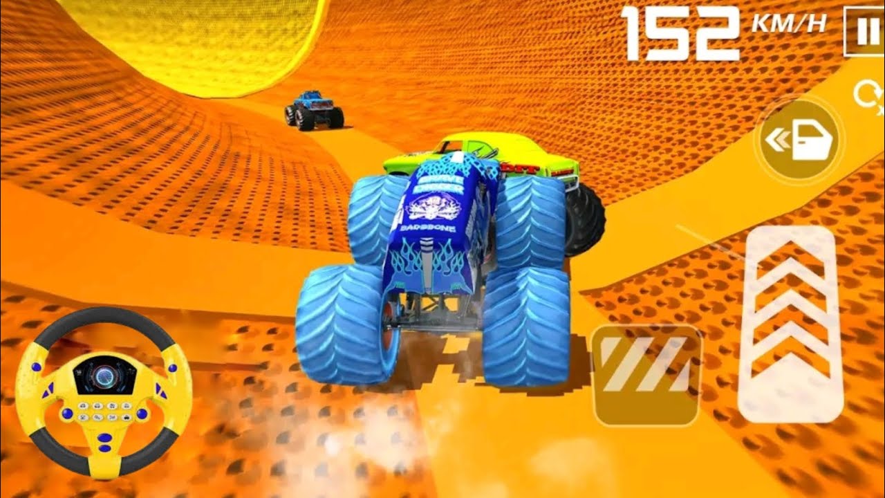 Monster Truck Stunts Car Game_ Extreme Monster Truck Driving New Game Android Gameplay part 1