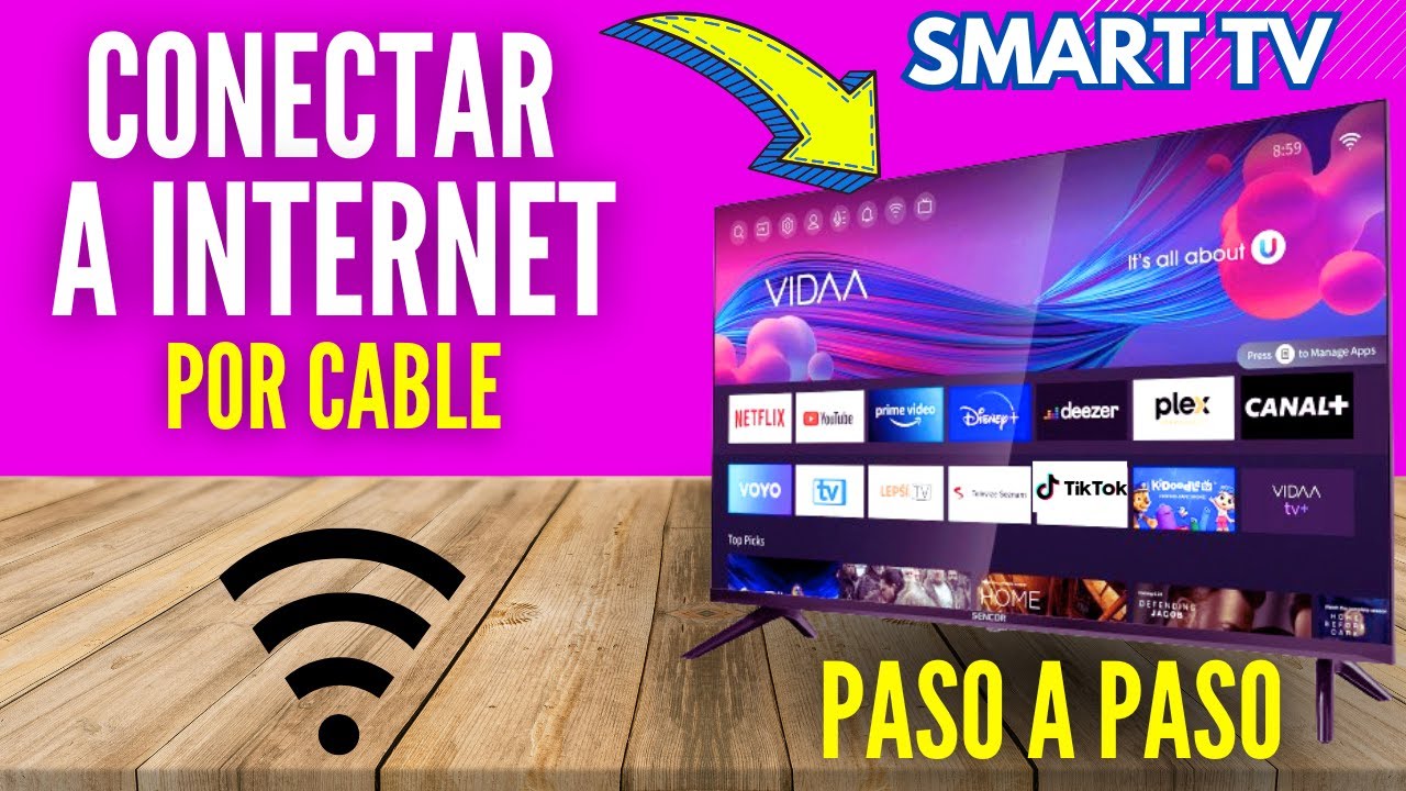 Como Conectar Smart TV A Internet Por Cable (Nuevo 2026)