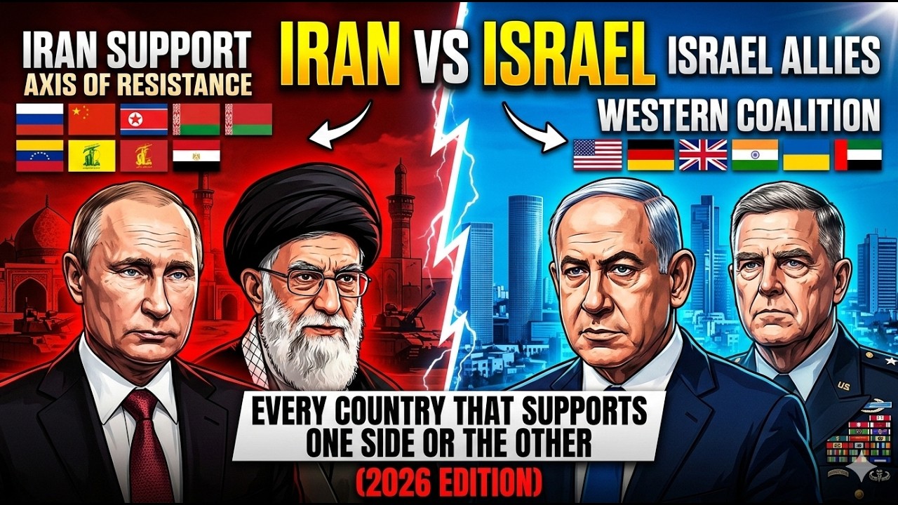 Iran vs Israel: Every Country That Supports One Side or the Other (2026)