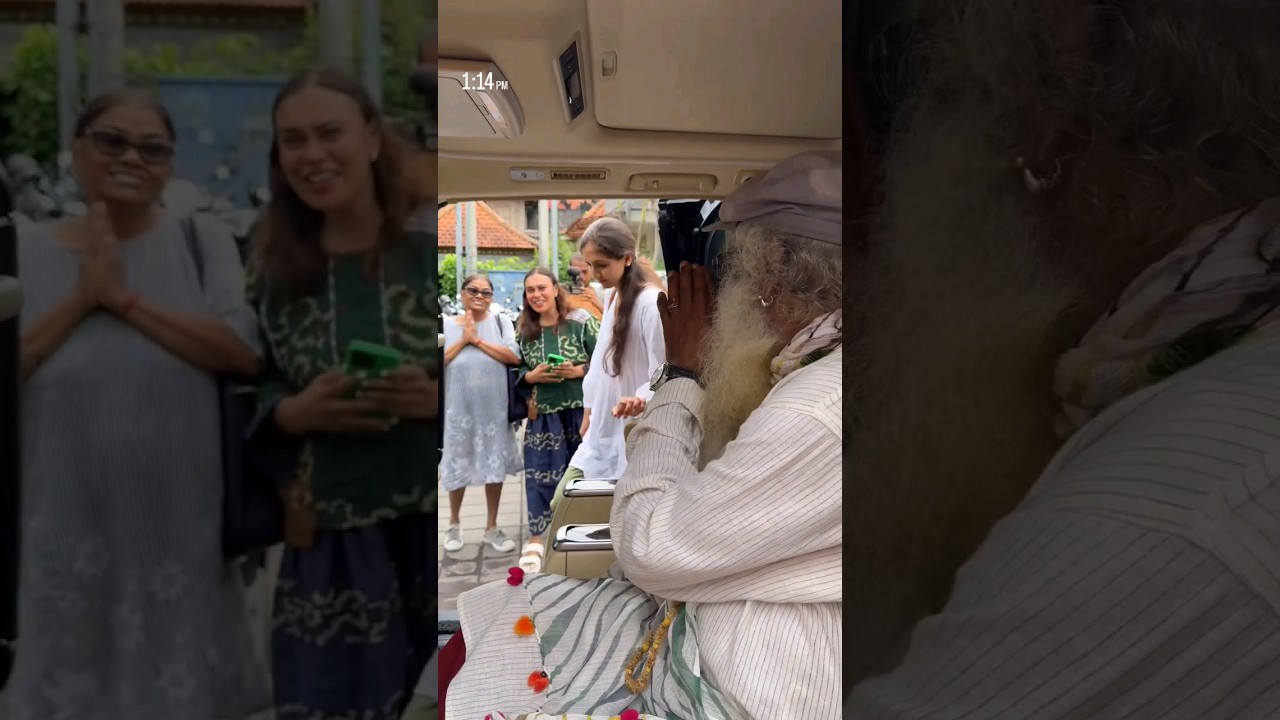 Sadhguru Meets Fans in Bali ❤️🌸🙏🏻 #sadhguru #ishafoundation #bali #indonesia #yoga