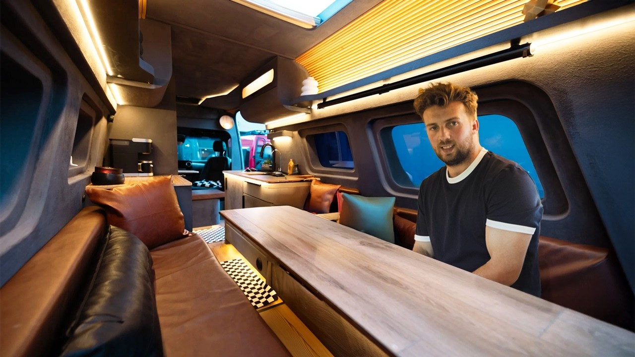 My high-tech van is nicer than most apartments. Here's why..