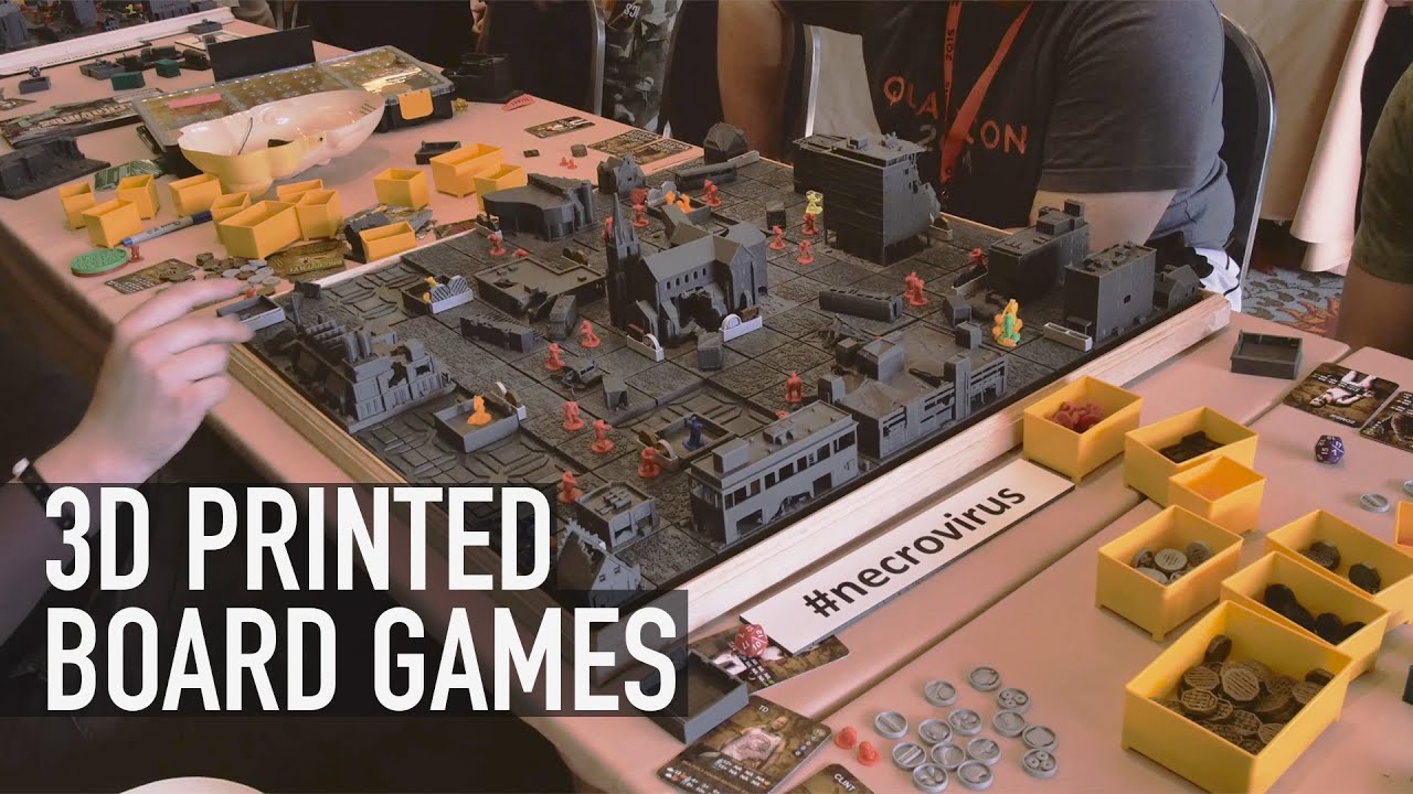 3D Print Your Own Board Game: Check Out BoardCraft & NecroVirus