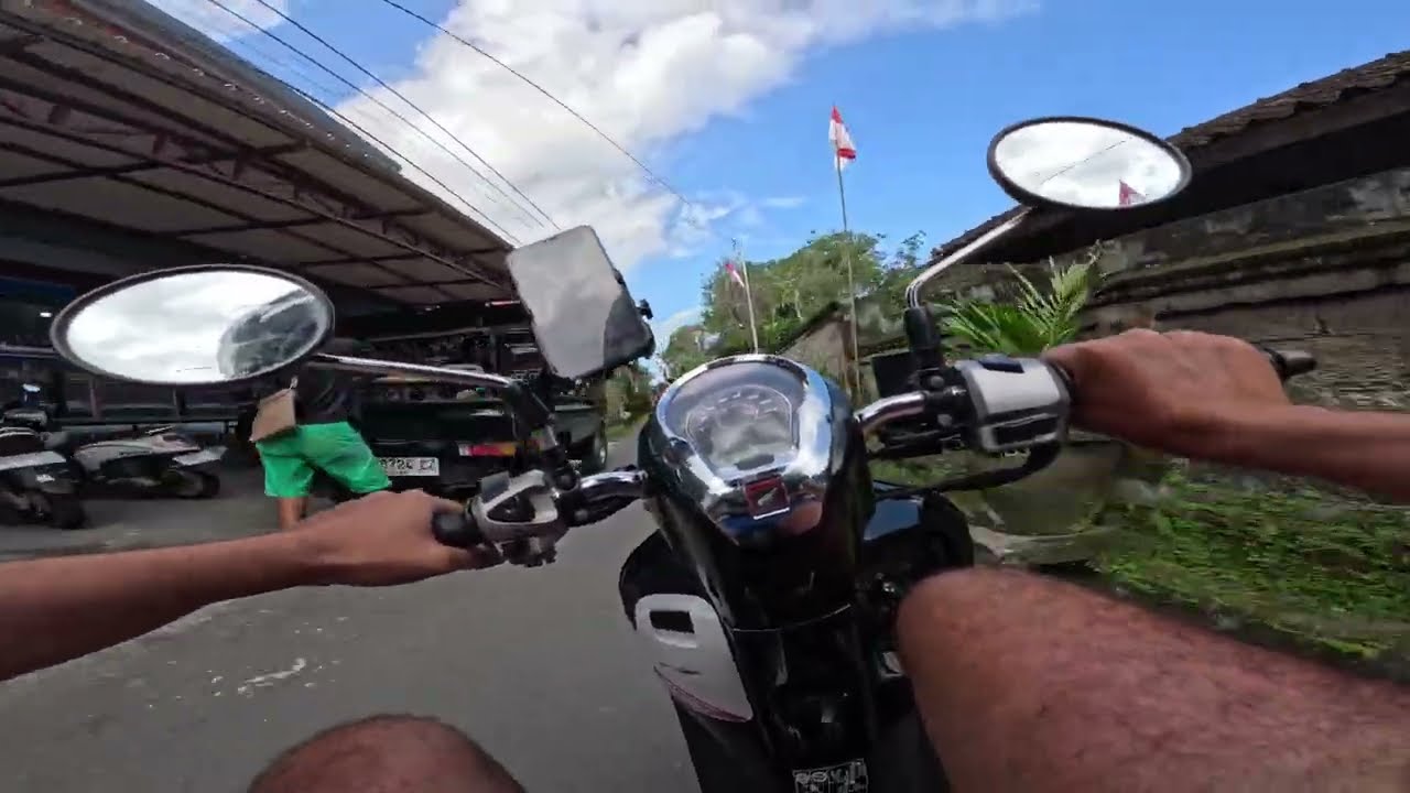 Riding in bali