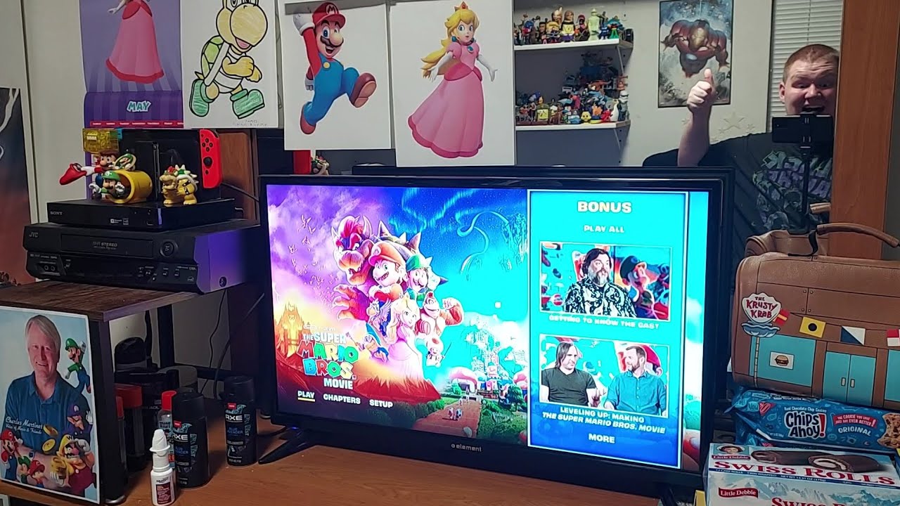Menu Walkthrough Of The Super Mario Bros. Movie Blu-Ray/DVD From 2023🍄🐢🏰👑