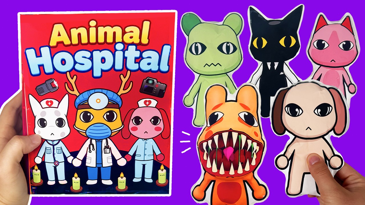 НОВИНКА⭐️Игровой альбом DIY по Roblox Animal Hospital🏥 | Делаем игровой альбом &laquo;Ветеринарная клин...