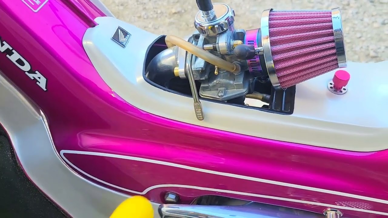 Honda chaly cf70 japan style volksben l'atelier 84 cyclos France Vaucluse 