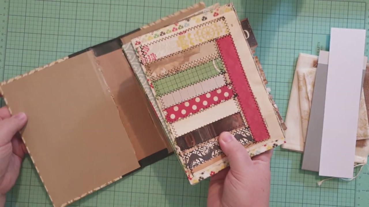 Junk Journal Tutorial - How I Sew Signatures Into a Book Spine