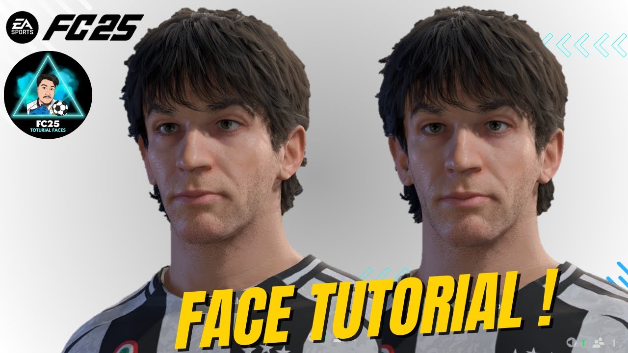 EA FC25 - Alessandro Del Piero Face - Pro clubs Face Creation - Career mode