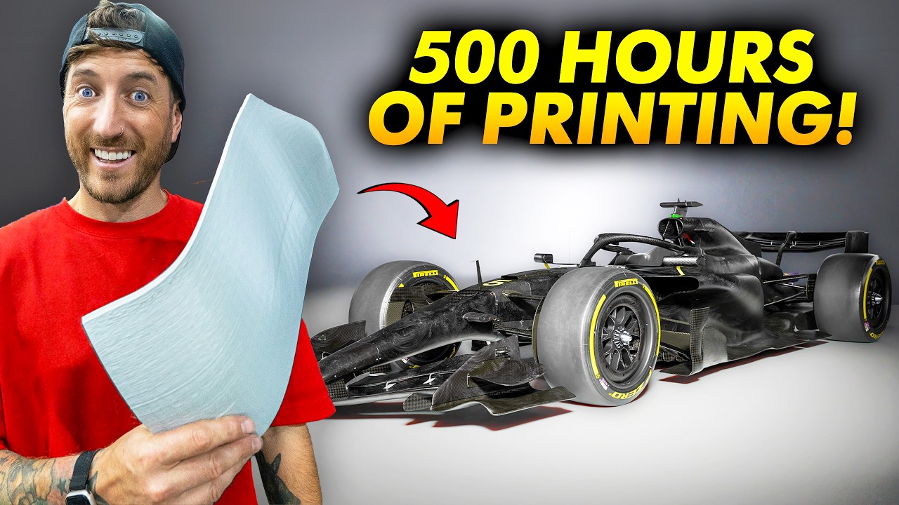 3D Printing a FULL SCALE F1 Car (2026 Edition) Part 2