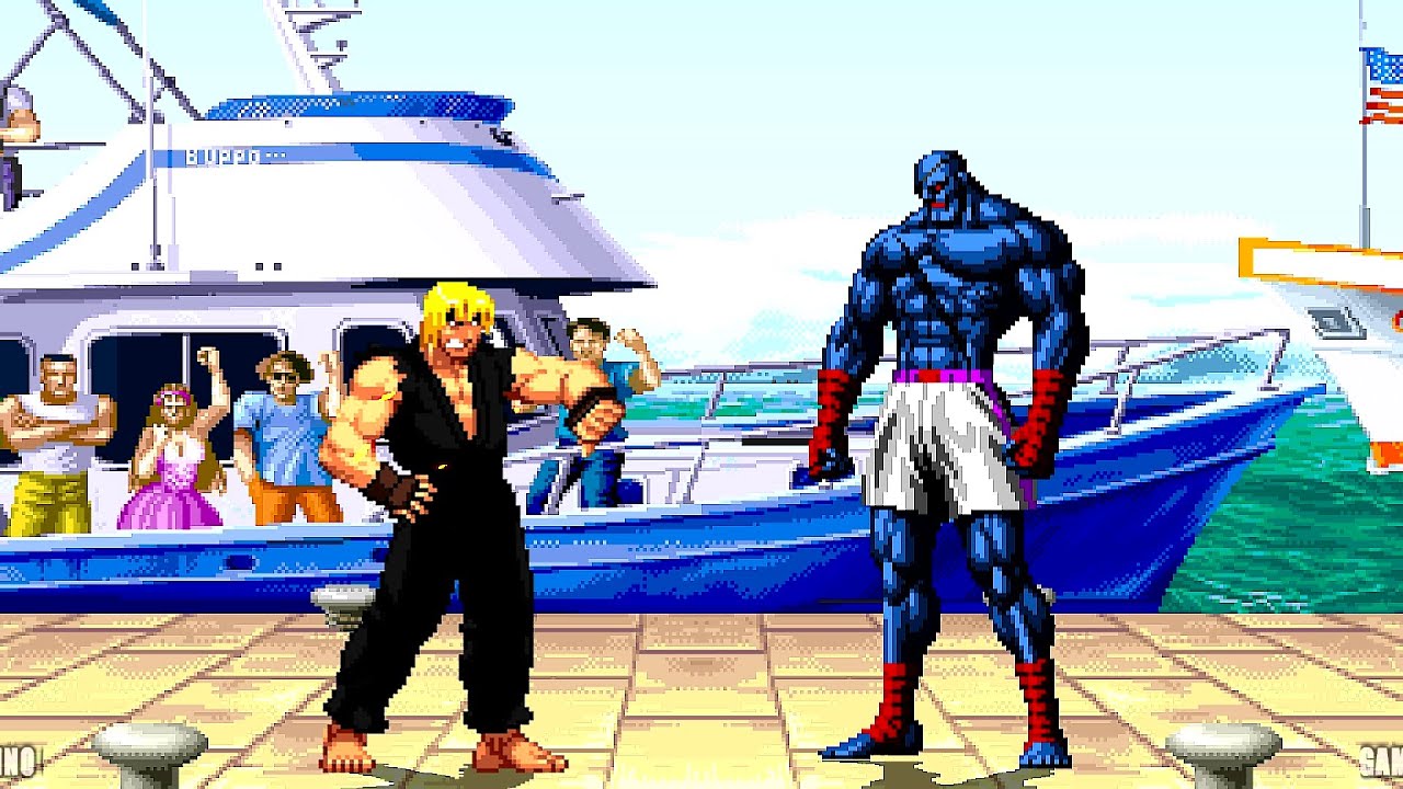 FIRE KEN VS EVIL SAGAT