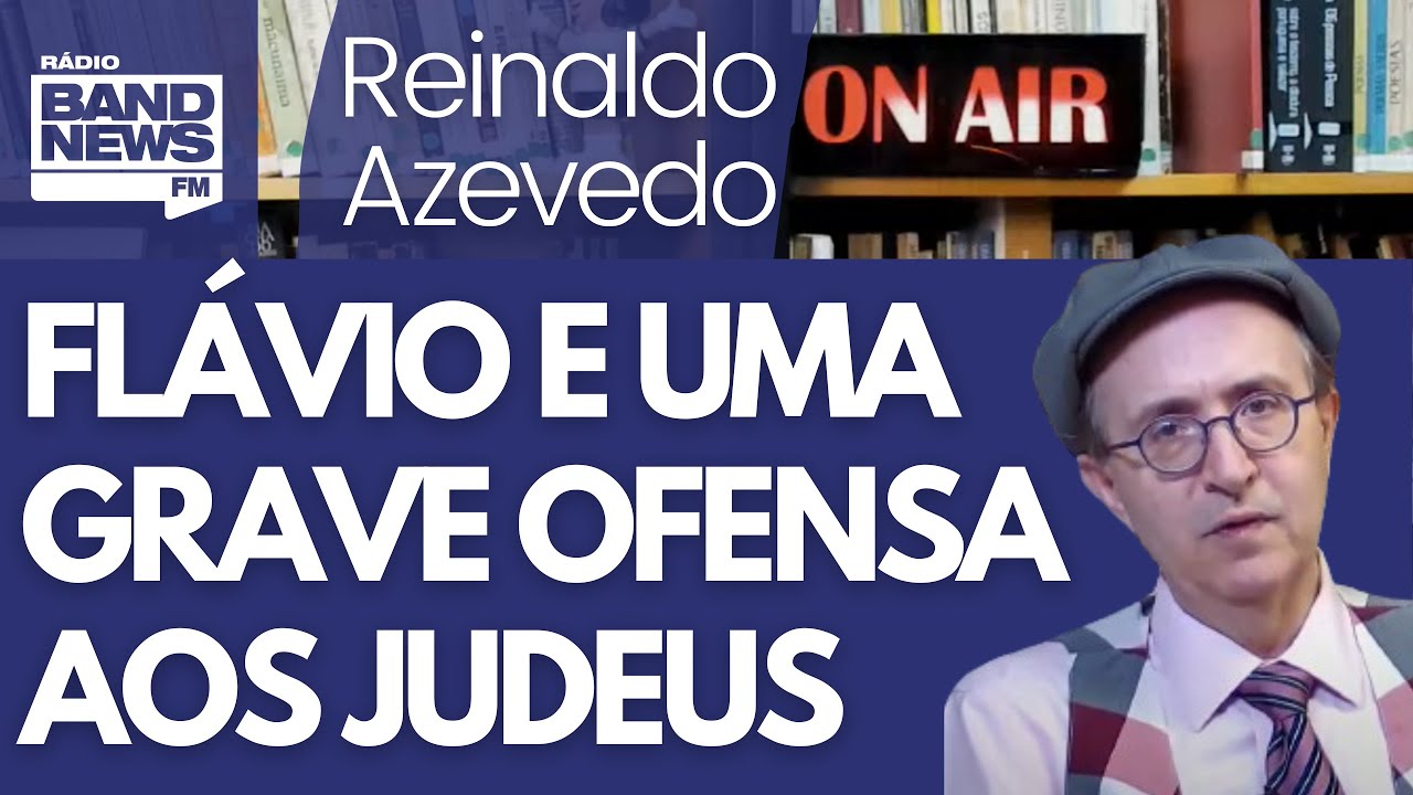 Reinaldo: Judeus reagem com indignação a uma comparação absurda de Flávio Bolsonaro