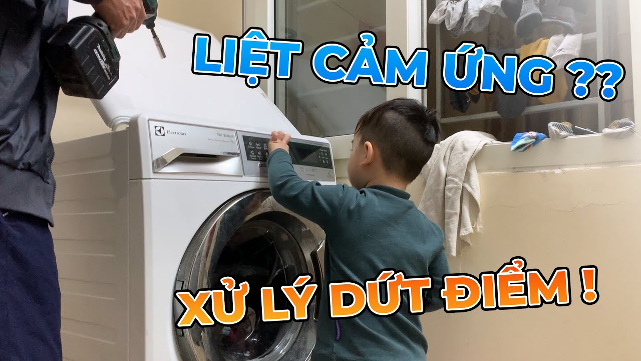 Xử Lý Máy Giặt Electrolux Bị Liệt Cảm Ứng, Loạn Chương Trình DỨT ĐIỂM & 
