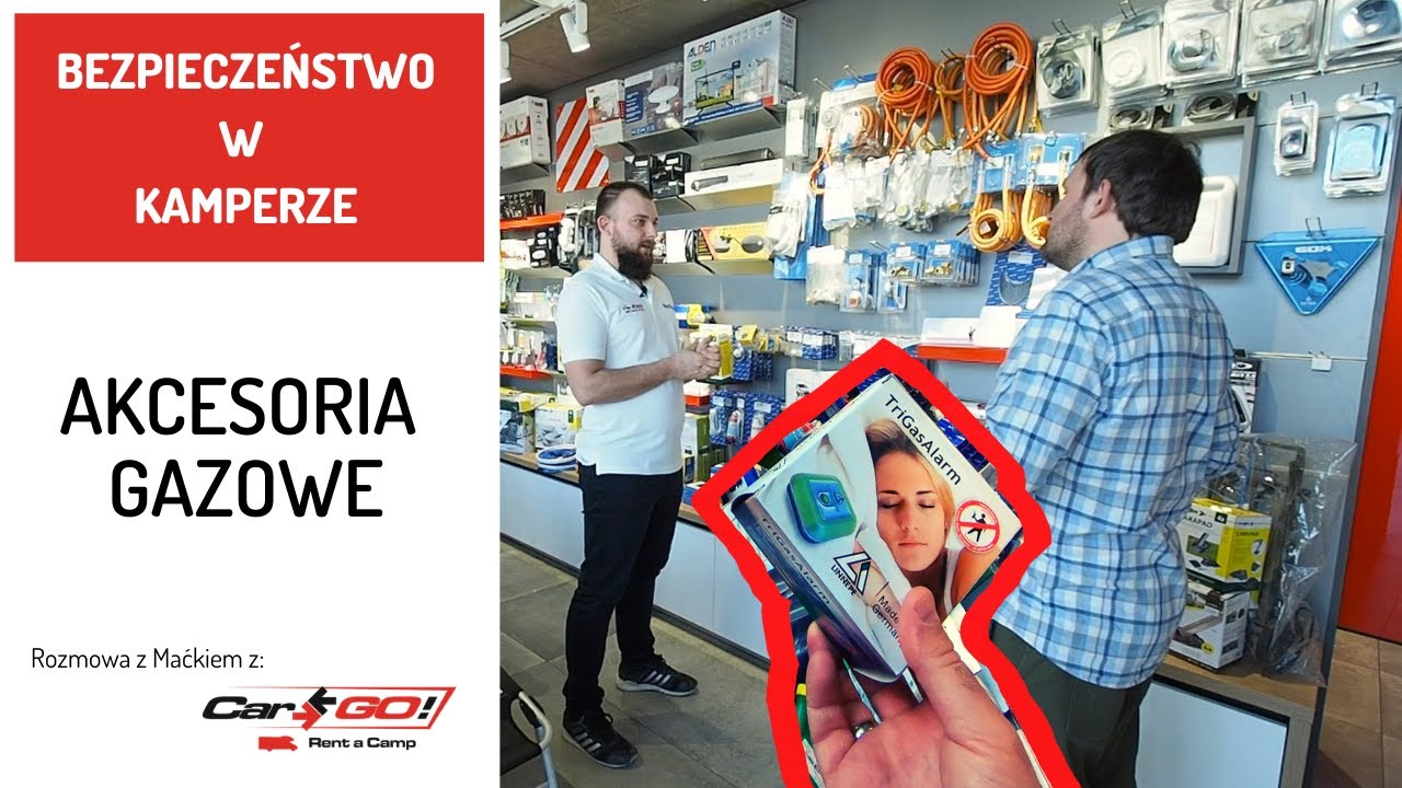Akcesoria i alarmy gazowe w kamperach i przyczepach kempingowych