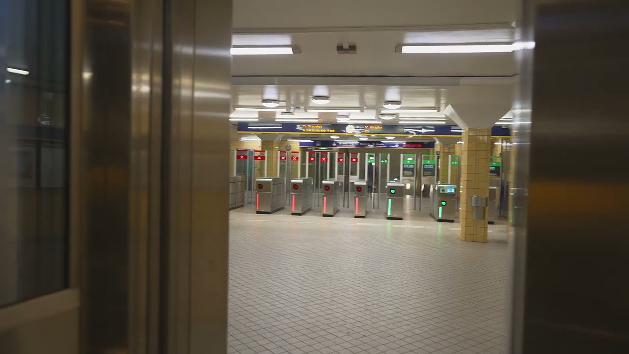 Sweden, Stockholm, Rådmansgatan Subway Station, Hissgruppen ab elevator