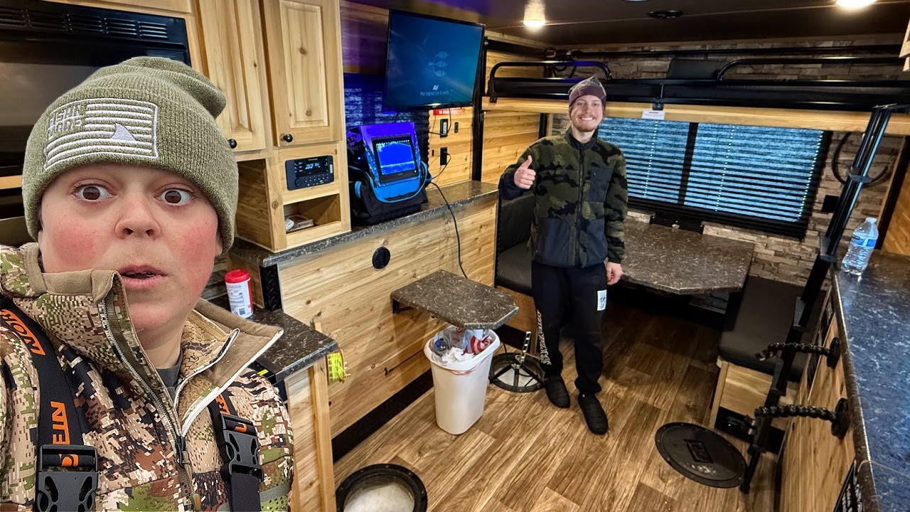 24 Hour's Ice Fishing! Catch N' Cook, Big Fish & Pok&eacute;mon