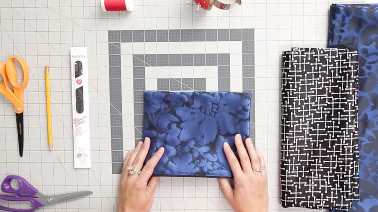 How To Make A Handbag Zipper Clutch For Beginners