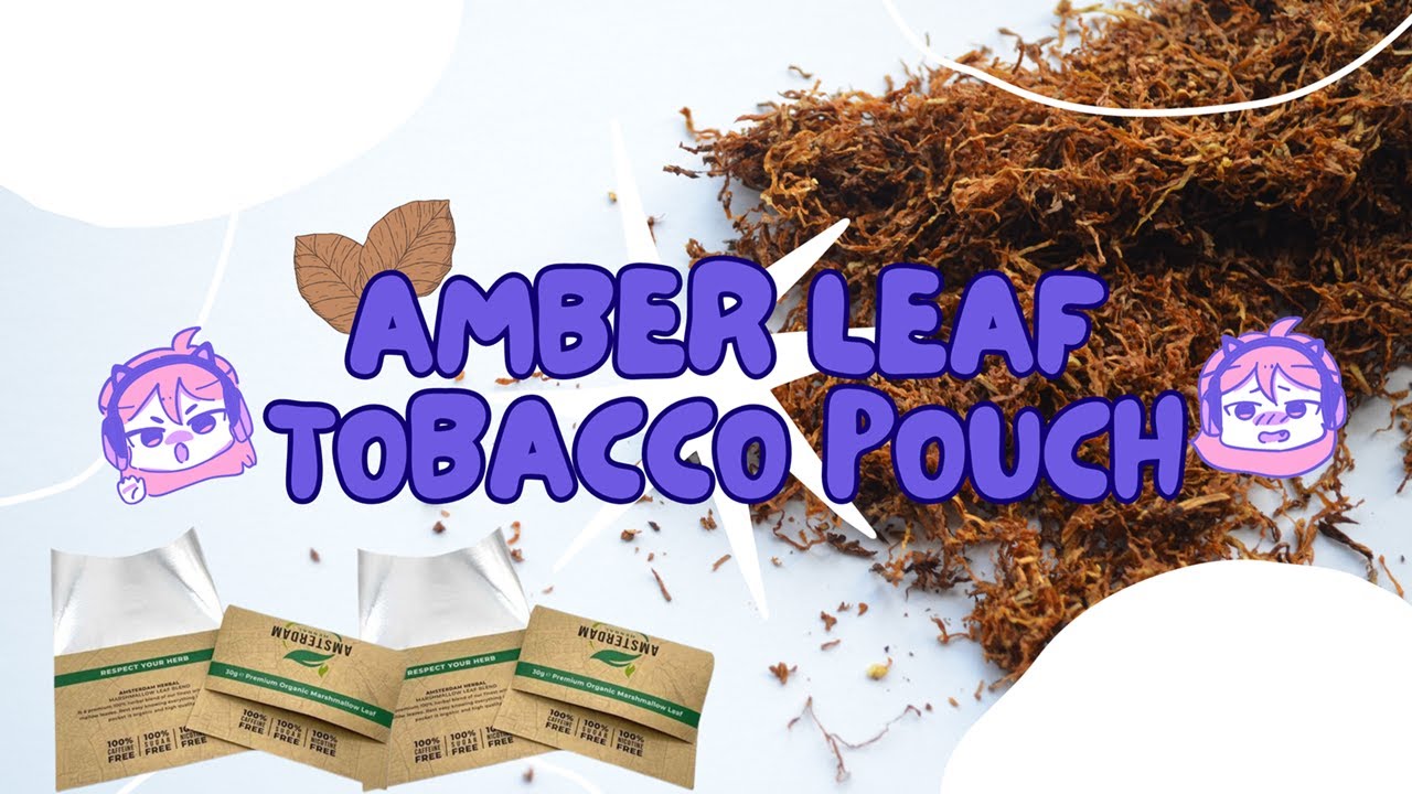 Custom Amber Leaf Tobacco Pouch | Custom Mylar Bag Printing | Printing On Mylar Bags - RinPac