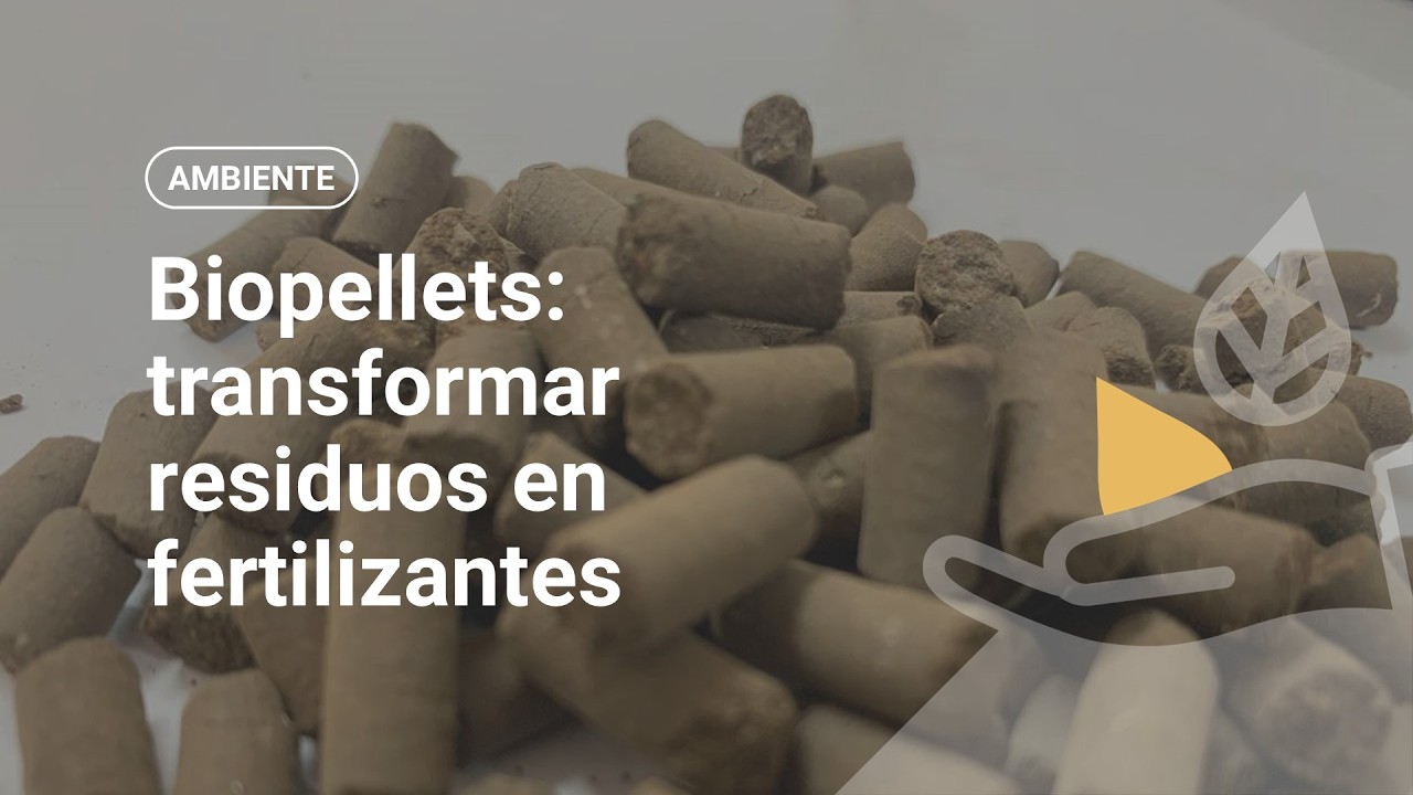 Biopellets: transformar residuos en fertilizante