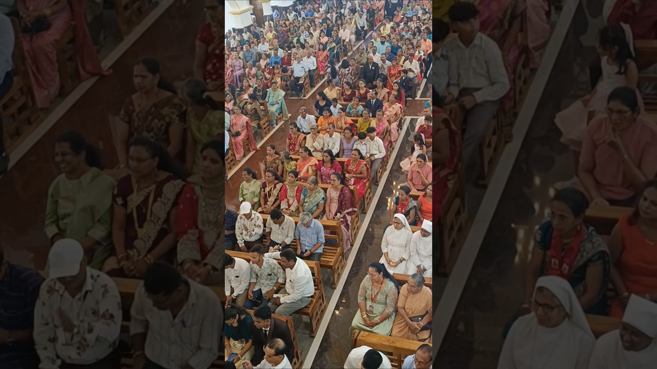 Crowd for Inauguration#new#cathedral#church#mass#feast#prayer#bishop#priest#viral#reels#share#jesus