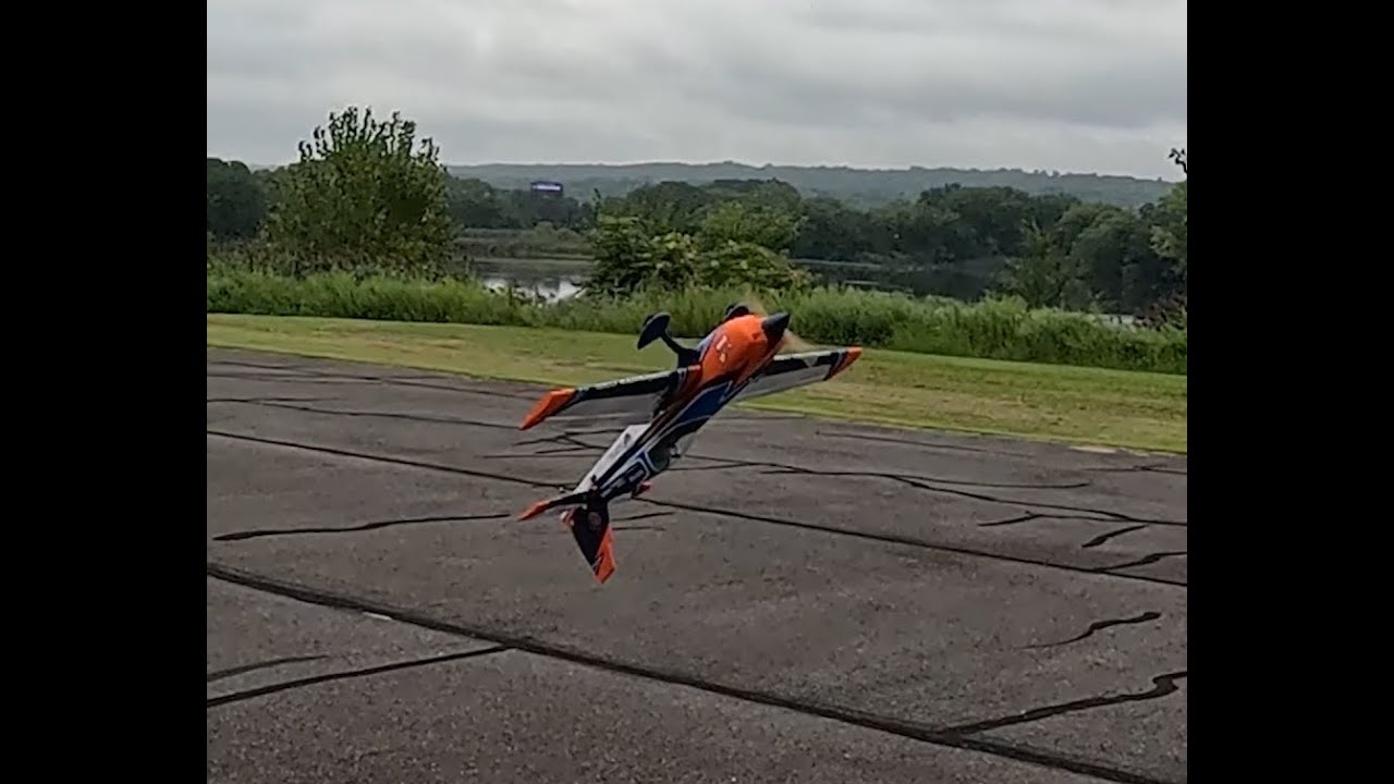 NEW E-Flite Extra 330CS 3D at Overpeck Park
