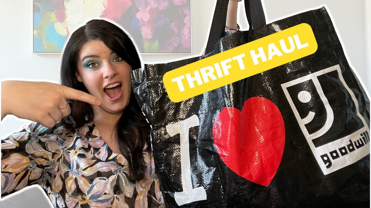 A MASSIVE THRIFT HAUL from Goodwill, The Bins, Plato's closet, etc.
