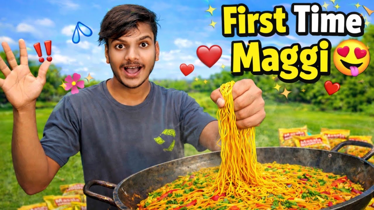 First Time Mai Or Mera Bhai Maggie Banaye 😋😍 || Mr Mantu Vlogs.. 