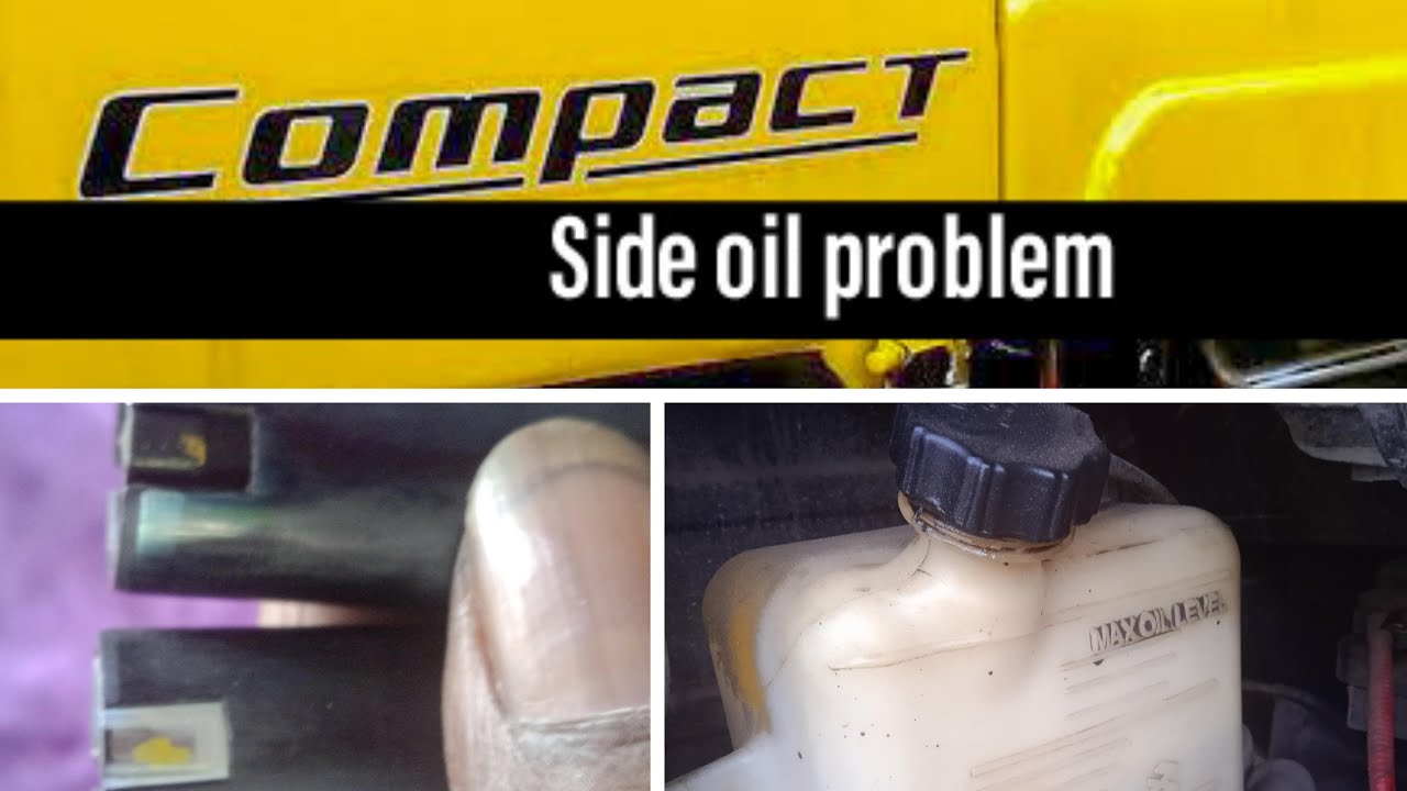 Bajaj compact side oil problem